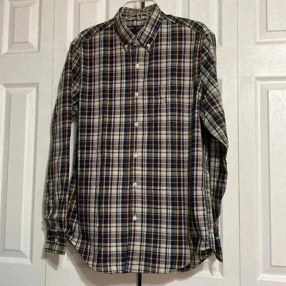 J Crew mens plaid NWT button down shirt SIZE MEDIUM - Picture 1 of 13